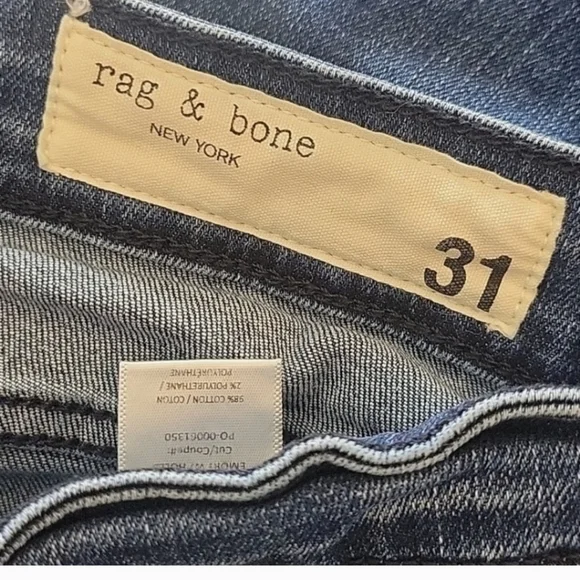 RAG AND BONE Nina High Rise Ankle Skinny Size 31 - Picture 5 of 16